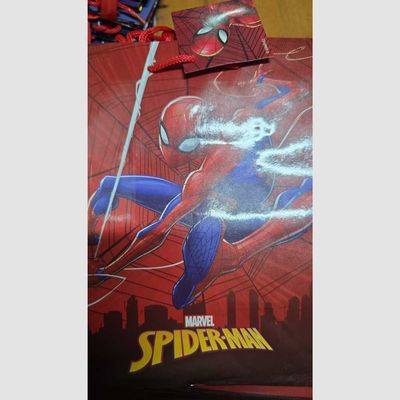 Shopper Spiderman con 6 regali - (5 pezzi)