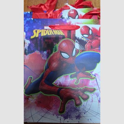 Shopper Spiderman con 6 regali - (5 pezzi)