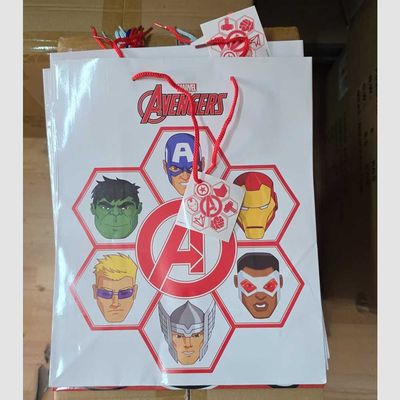 Shopper Avengers con 9 regali - (5 pezzi)