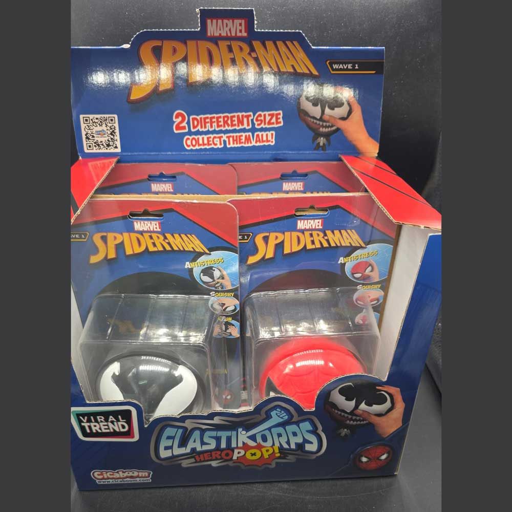 Elastikorps Heropop Marvel - Spiderman (4 pz)