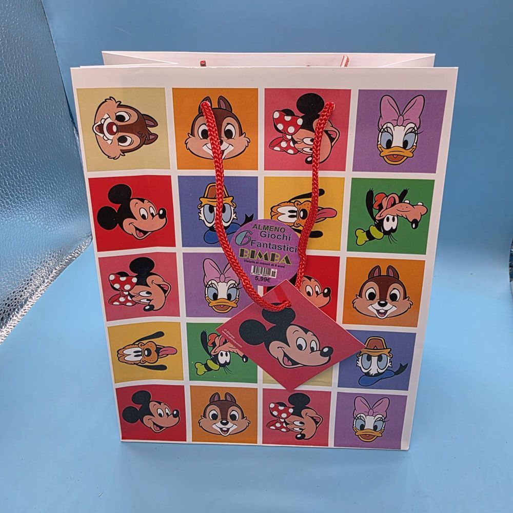 Shopper Disney per bambina con 6 regali - (5 pezzi)