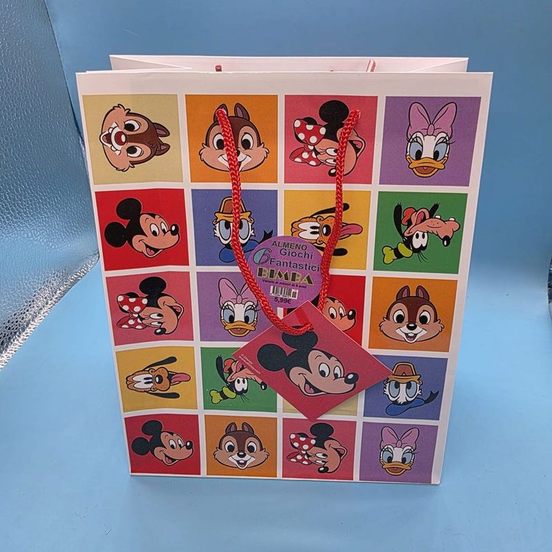 Shopper Disney per bambina con 6 regali - (5 pezzi)