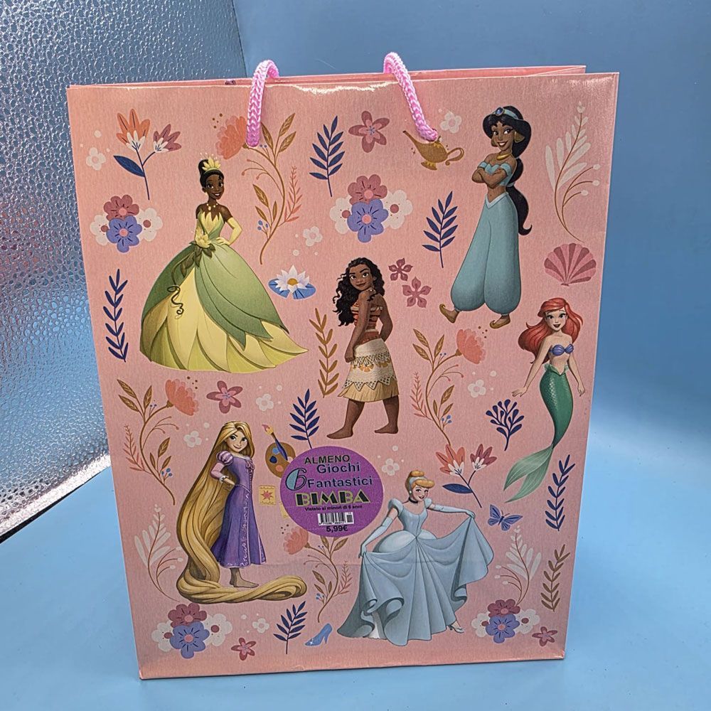 Shopper Disney Princess con 6 regali - (5 pezzi) Shopper Disney Princess con 6 regali - (5 pezzi)