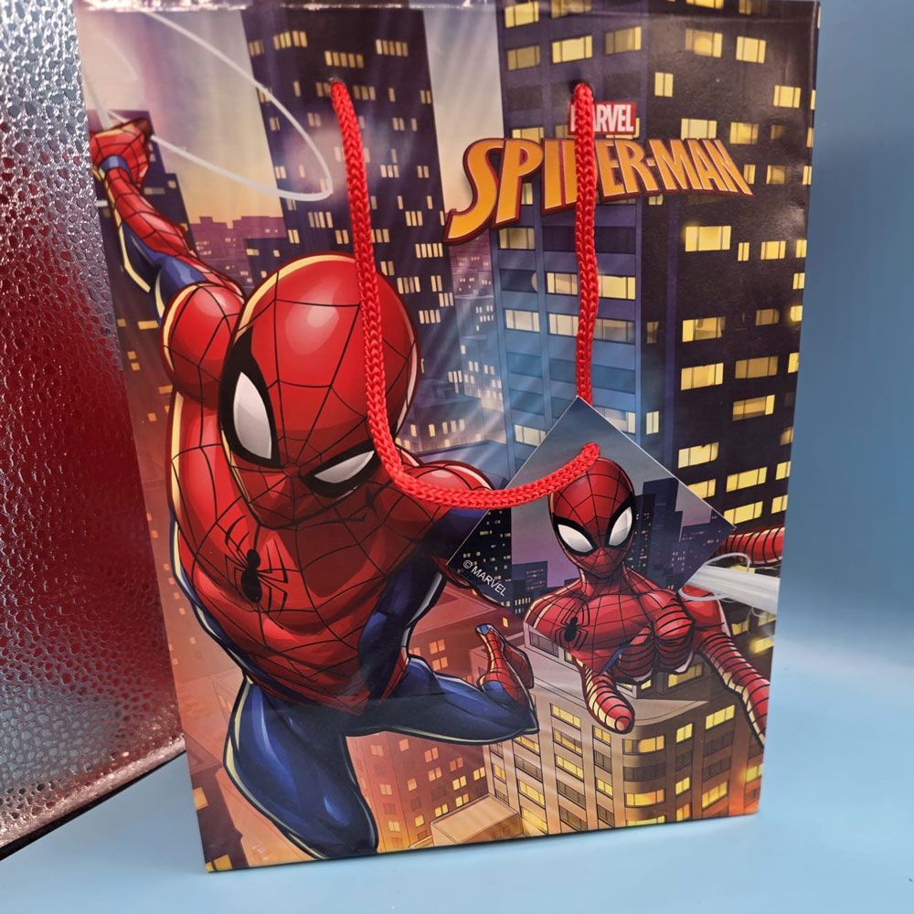 Shopper Spiderman con 6 regali - (5 pezzi) Shopper Spiderman con 6 regali - (5 pezzi)