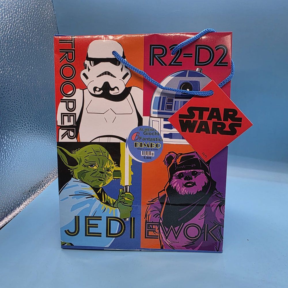 Shopper Star Wars con 6 regali - (5 pezzi) Shopper Star Wars con 6 regali - (5 pezzi)