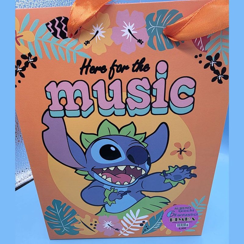 Shopper Stitch per bambina con 6 regali - (5 pezzi)