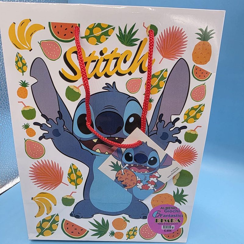 Shopper Stitch per bambina con 6 regali - (5 pezzi)