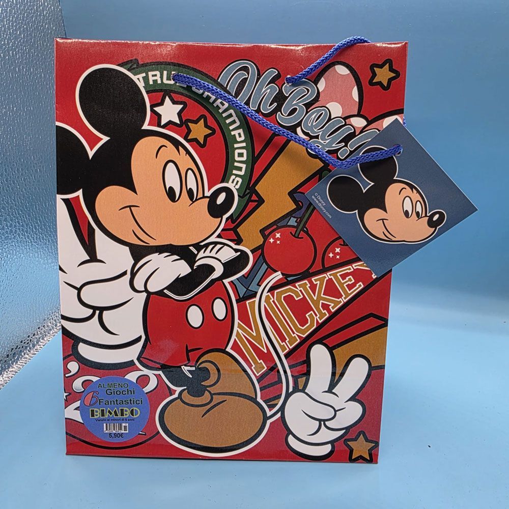 Shopper Topolino con 6 regali - (5 pezzi) Shopper Topolino con 6 regali - (5 pezzi)