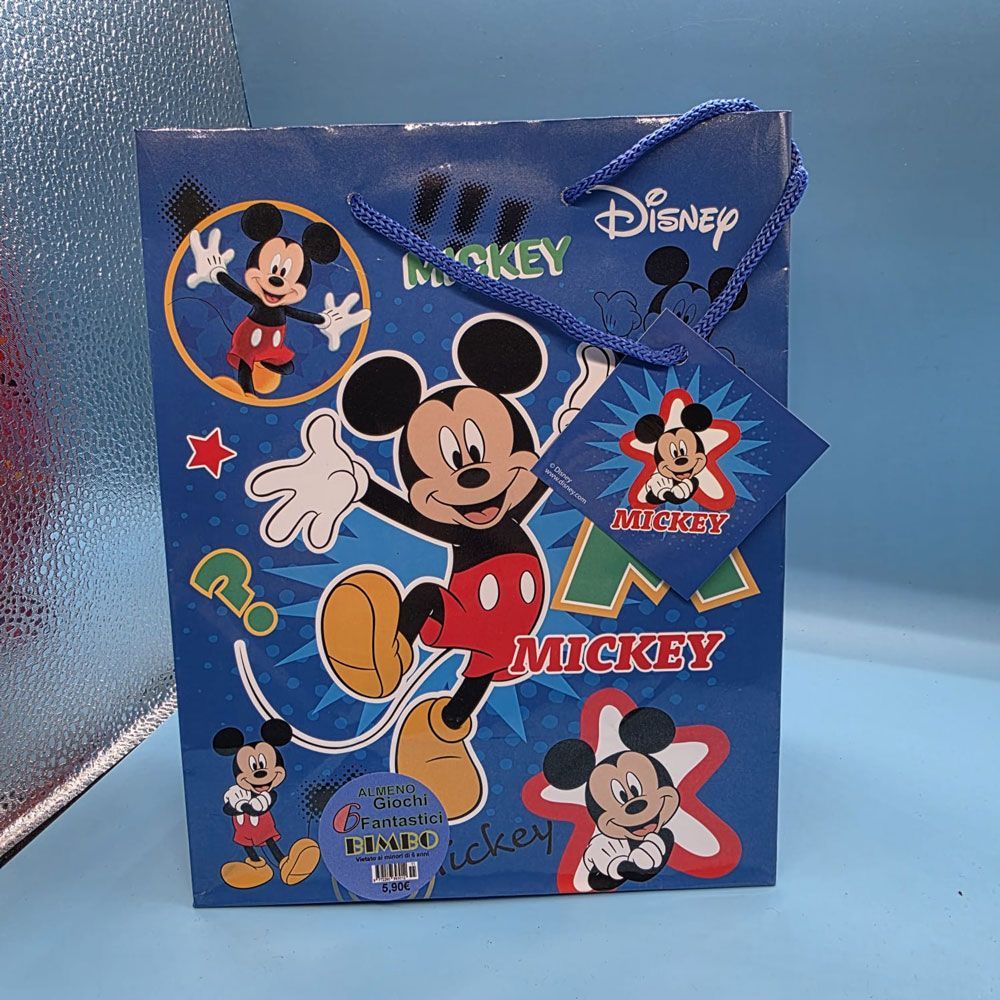 Shopper Topolino con 6 regali - (5 pezzi) Shopper Topolino con 6 regali - (5 pezzi)