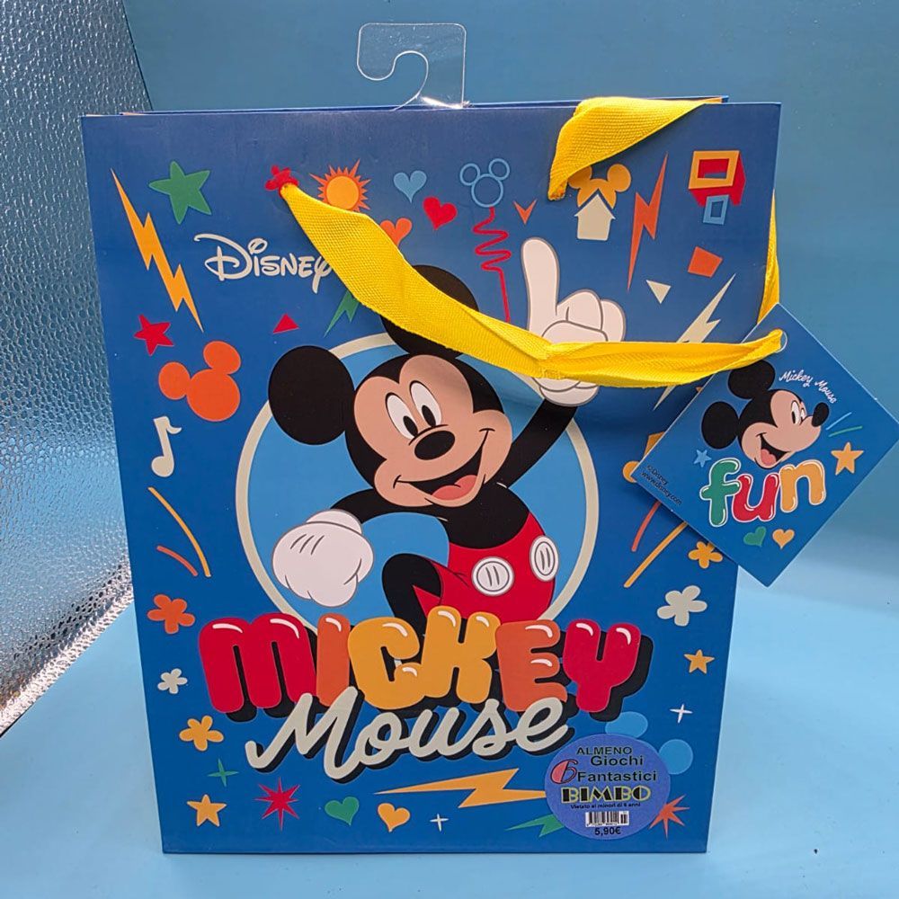 Shopper Topolino con 6 regali - (5 pezzi) Shopper Topolino con 6 regali - (5 pezzi)