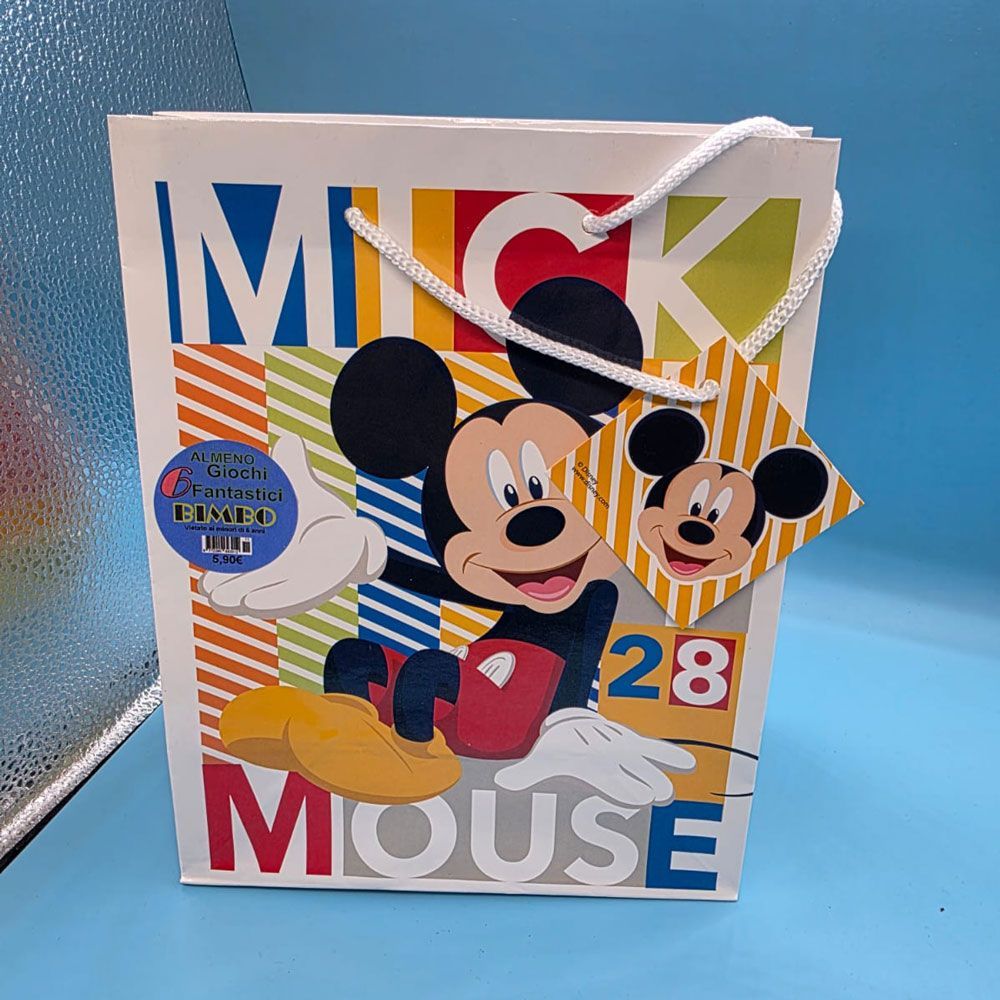 Shopper Topolino con 6 regali - (5 pezzi) Shopper Topolino con 6 regali - (5 pezzi)