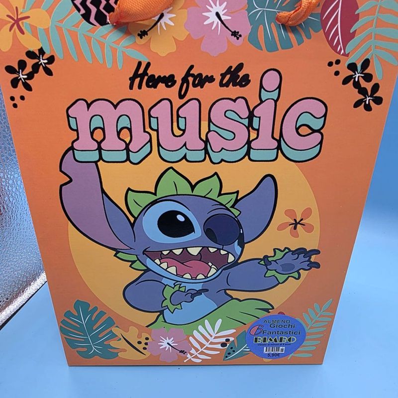 Shopper Stitch per bambino con 6 regali - (5 pezzi)