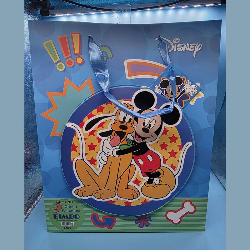 Shopper Topolino con 9 regali - (5 pezzi) Shopper Topolino con 9 regali - (5 pezzi)