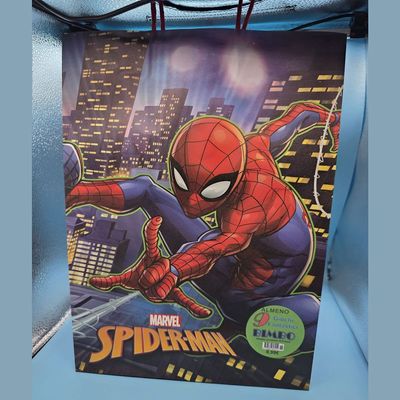 Shopper Spiderman con 9 regali - (5 pezzi)