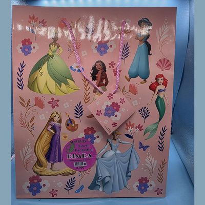Shopper Disney Princess con 9 regali - (5 pezzi) Shopper Disney Princess con 9 regali - (5 pezzi)