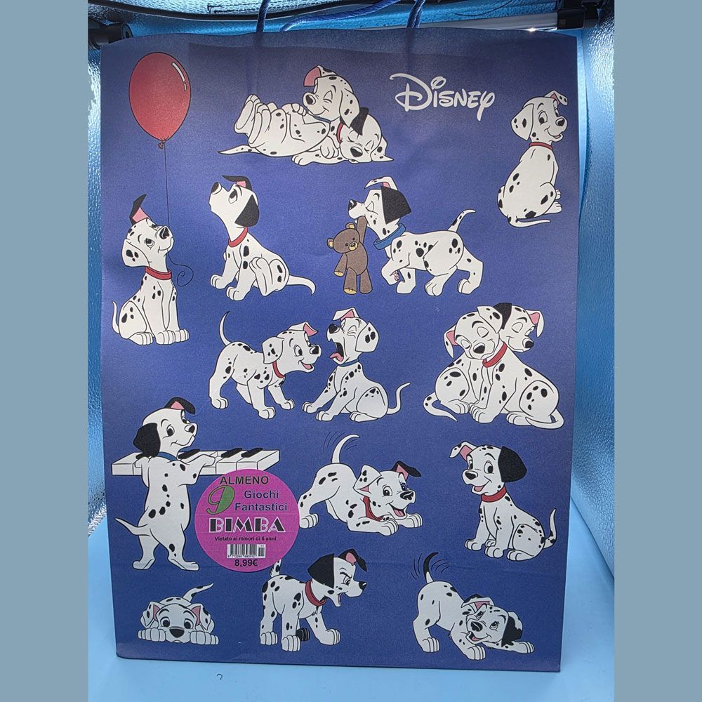 Shopper Carica dei 101 per bambina con 9 regali - (5 pezzi)