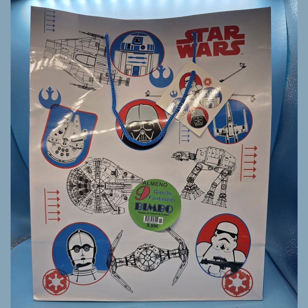 Shopper Star Wars con 9 regali - (5 pezzi) Shopper Star Wars con 9 regali - (5 pezzi)