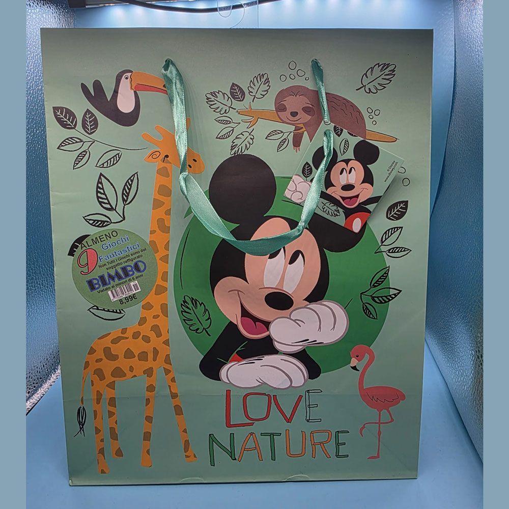 Shopper Topolino con 9 regali - (5 pezzi) Shopper Topolino con 9 regali - (5 pezzi)