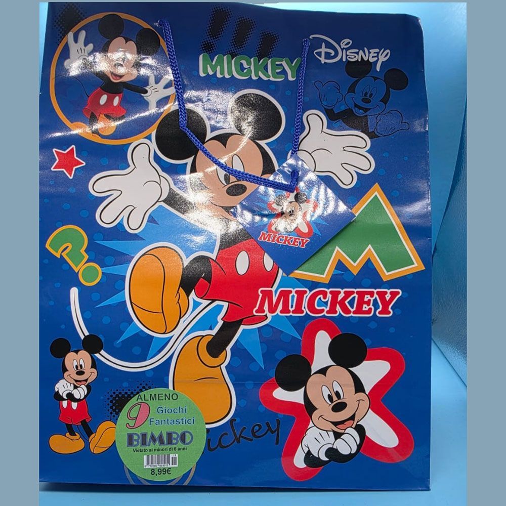 Shopper Topolino con 9 regali - (5 pezzi) Shopper Topolino con 9 regali - (5 pezzi)