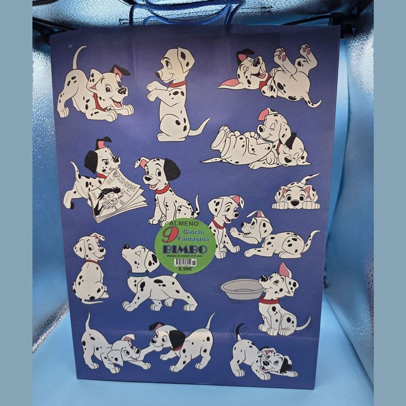 Shopper Carica dei 101 per bambino con 9 regali - (5 pezzi) Shopper Carica dei 101 per bambino con 9 regali - (5 pezzi)