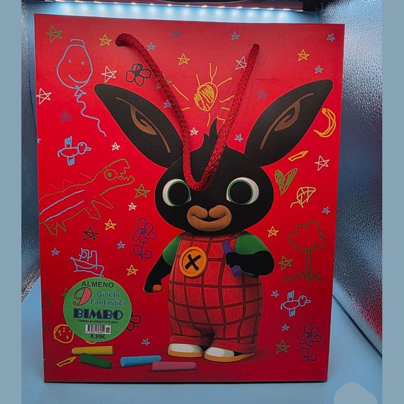 Shopper Bing per Bambino con 9 regali - (5 pezzi) Shopper Bing per Bambino con 9 regali - (5 pezzi)