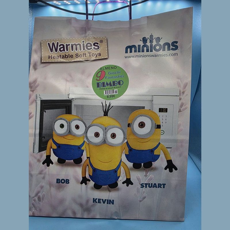 Shopper Minions per bambino con 9 regali - (5 pezzi) Shopper Minions per bambino con 9 regali - (5 pezzi)