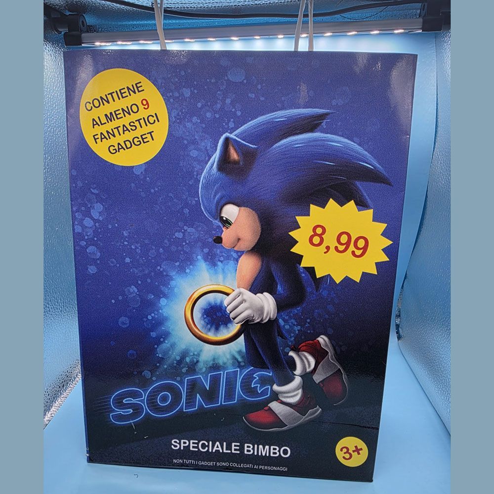 Shopper Sonic con 9 regali - (5 pezzi)