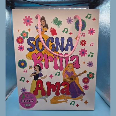 Shopper Disney Princess con 9 regali - (5 pezzi)