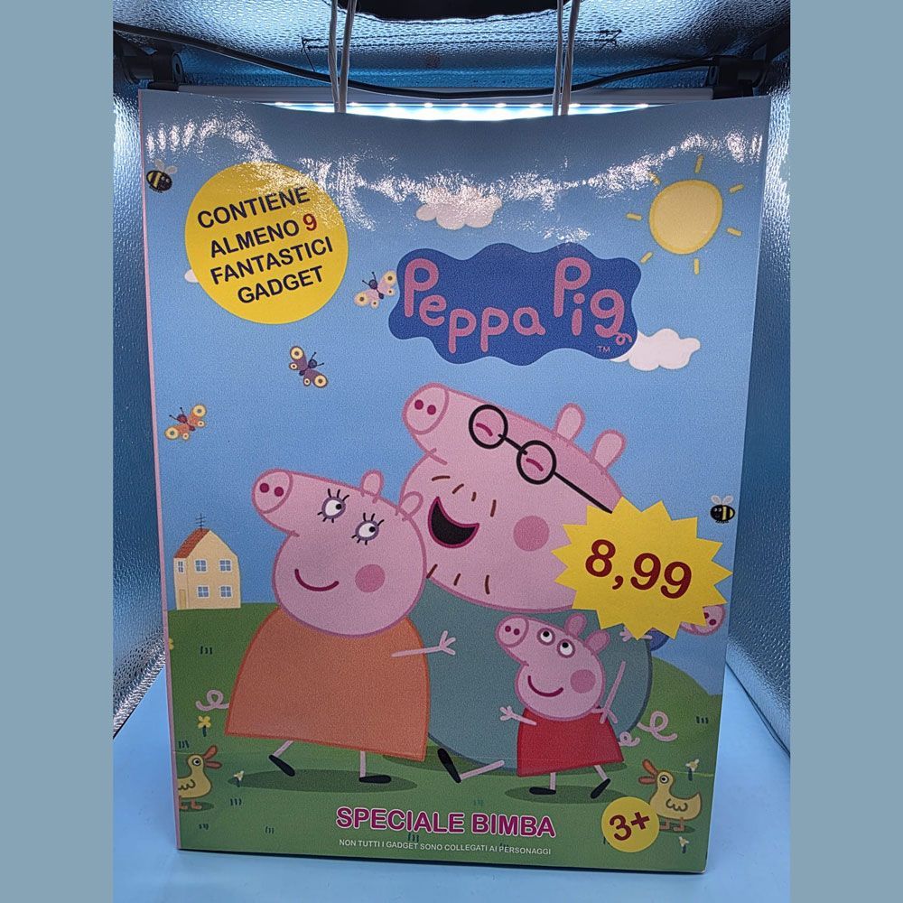 Shopper Peppa Pig con 9 regali - (5 pezzi)
