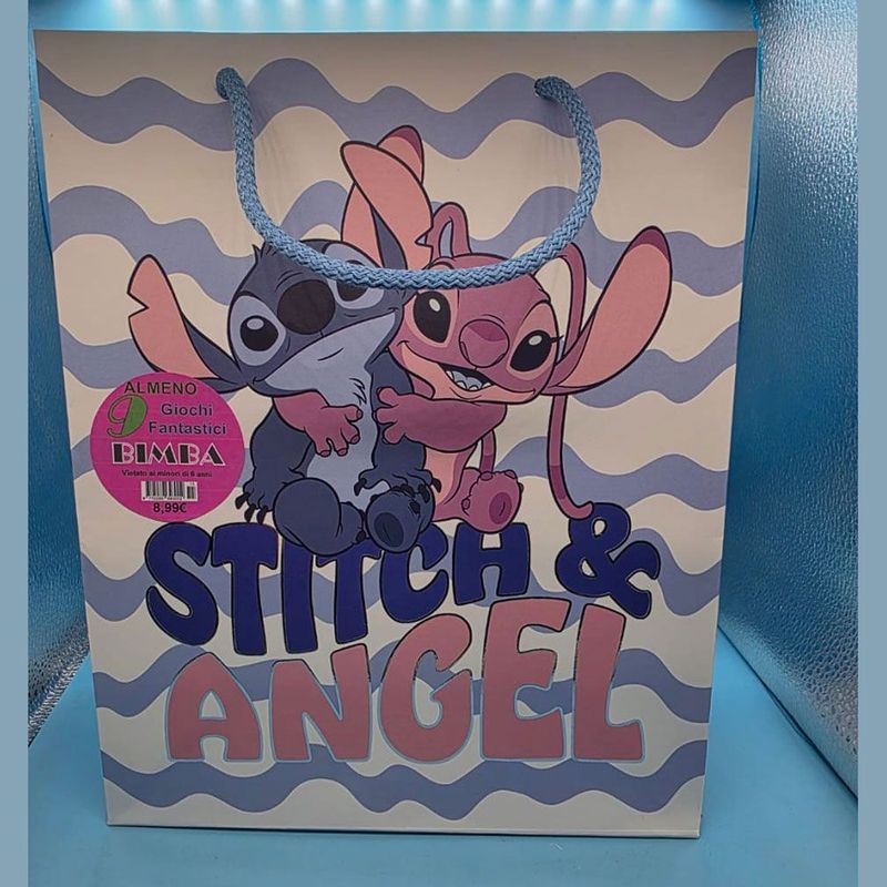 Shopper Stitch per Bambina con 9 regali - (5 pezzi) Shopper Stitch per Bambina con 9 regali - (5 pezzi)