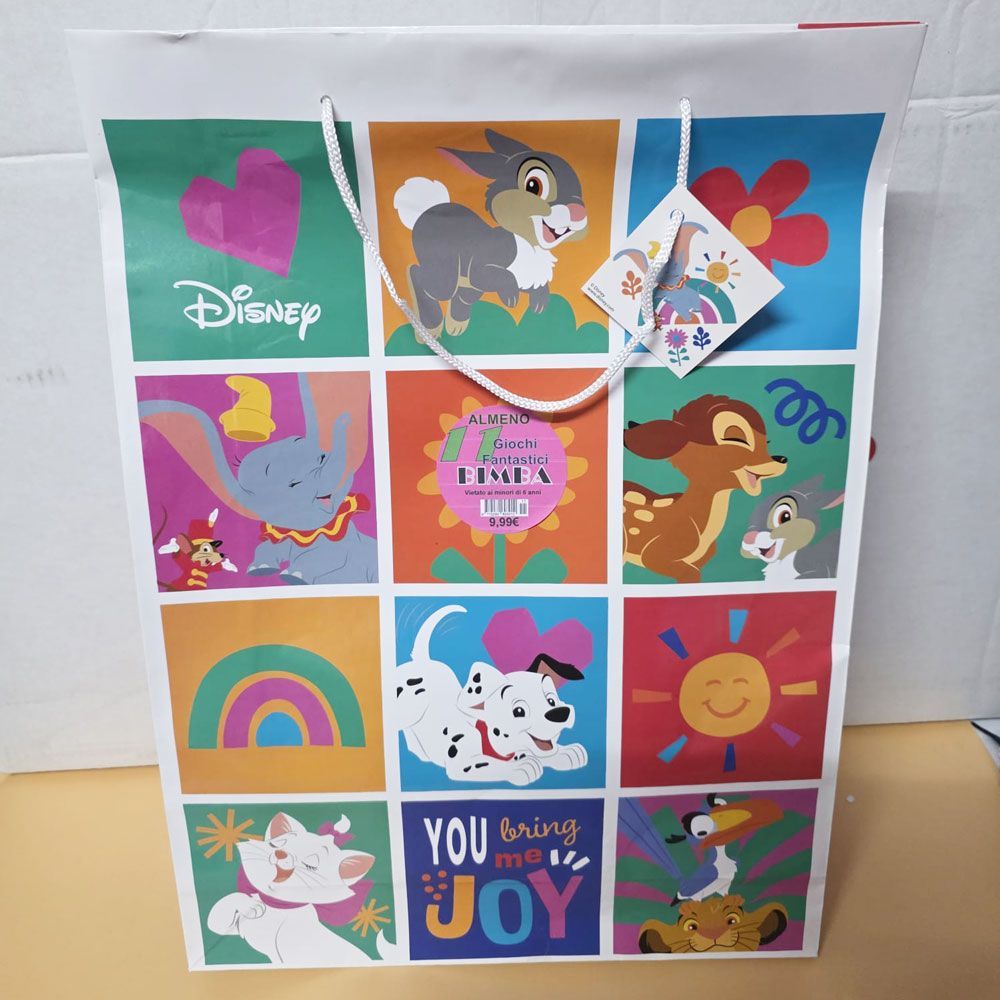 Shopper Disney per bambina con 11 regali  - (5 pezzi)
