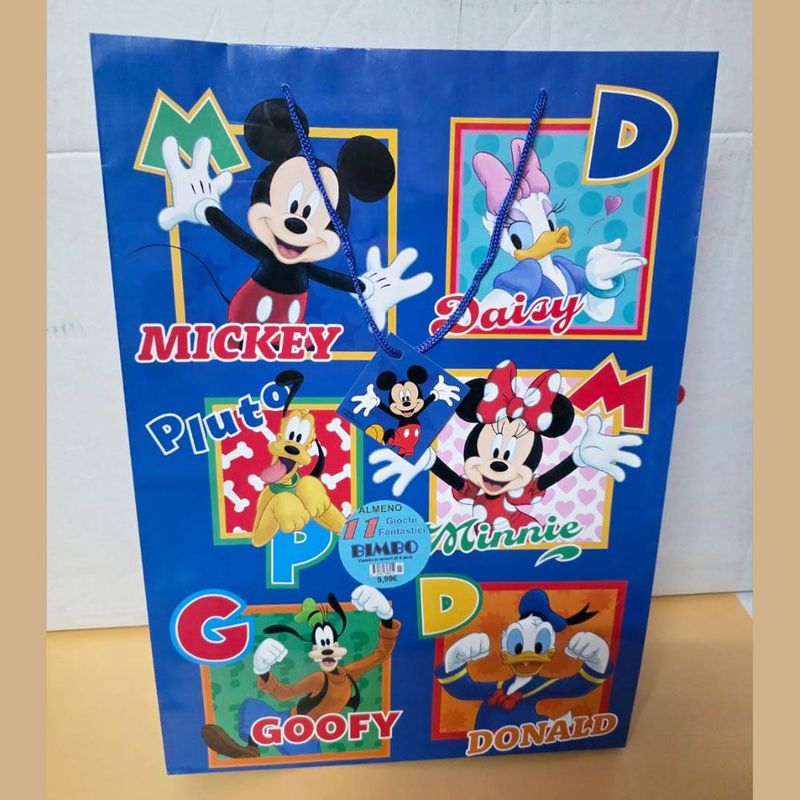 Shopper Disney per bambino con 11 regali - (5 pezzi) Shopper Disney per bambino con 11 regali - (5 pezzi)