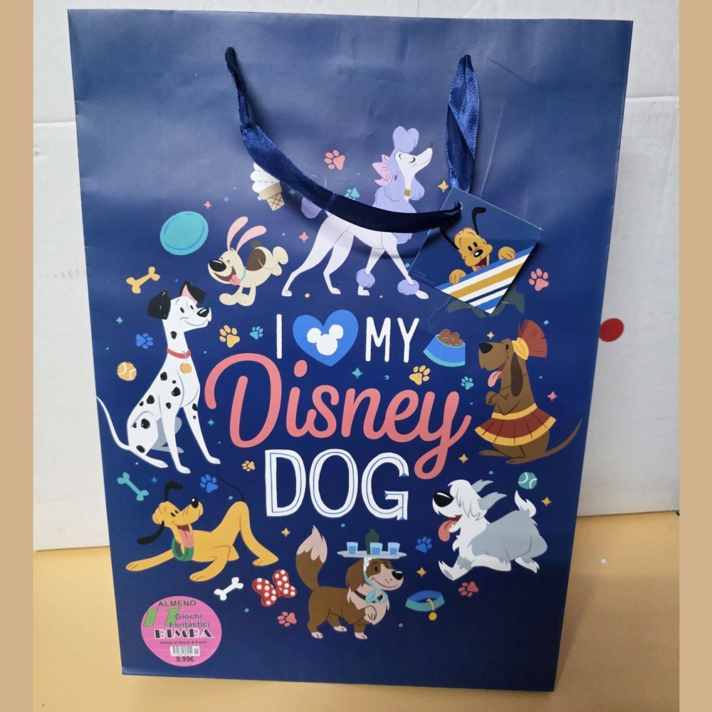 Shopper Disney Dog per bambina con 11 regali  - (5 pezzi)