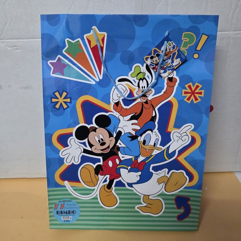 Shopper Disney per bambino con 11 regali - (5 pezzi) Shopper Disney per bambino con 11 regali - (5 pezzi)