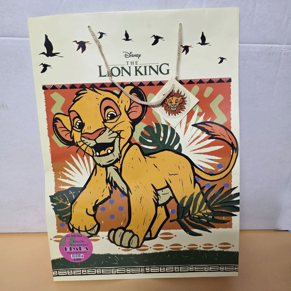 Shopper Re Leone per bambina con 11 regali  - (5 pezzi)