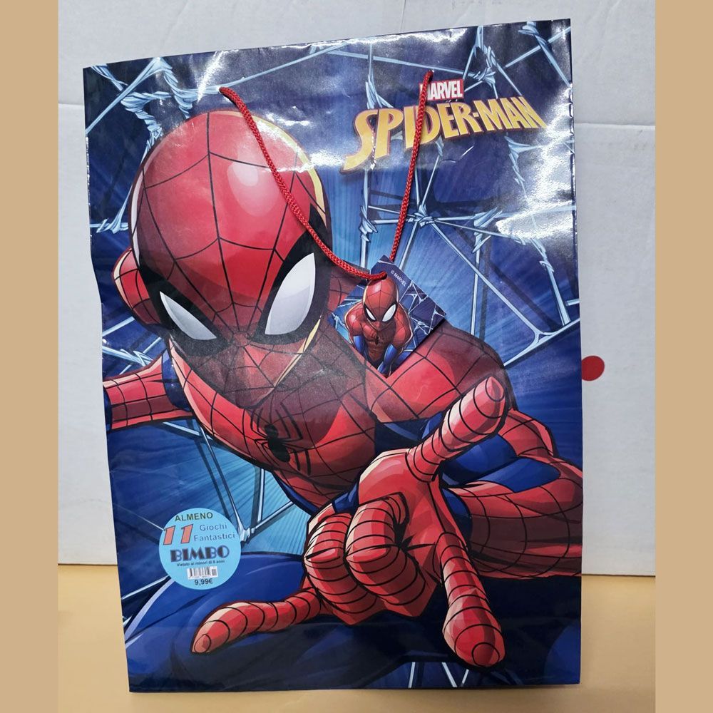 Shopper Spiderman con 11 regali - (5 pezzi) Shopper Spiderman con 11 regali - (5 pezzi)