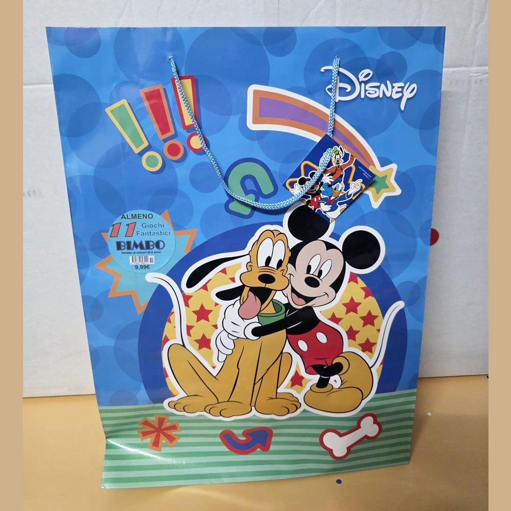 Shopper Topolino con 11 regali - (5 pezzi) Shopper Topolino con 11 regali - (5 pezzi)