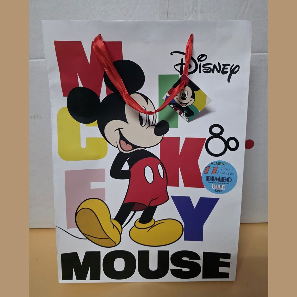 Shopper Topolino con 11 regali - (5 pezzi) Shopper Topolino con 11 regali - (5 pezzi)