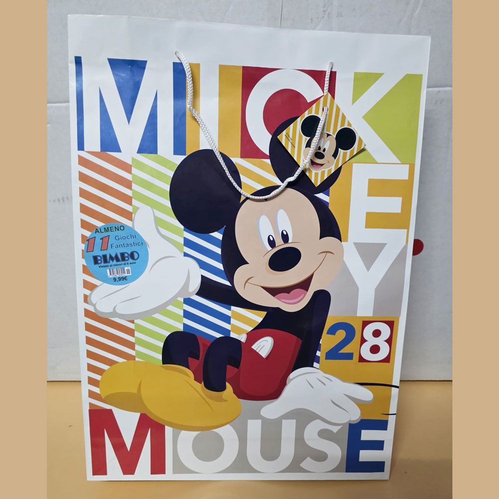 Shopper Topolino con 11 regali - (5 pezzi) Shopper Topolino con 11 regali - (5 pezzi)