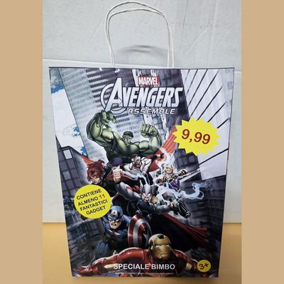 Shopper Avenger con 11 regali - (5 pezzi) Shopper Avenger con 11 regali - (5 pezzi)