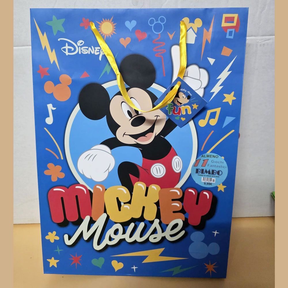 Shopper Topolino con 11 regali - (5 pezzi) Shopper Topolino con 11 regali - (5 pezzi)