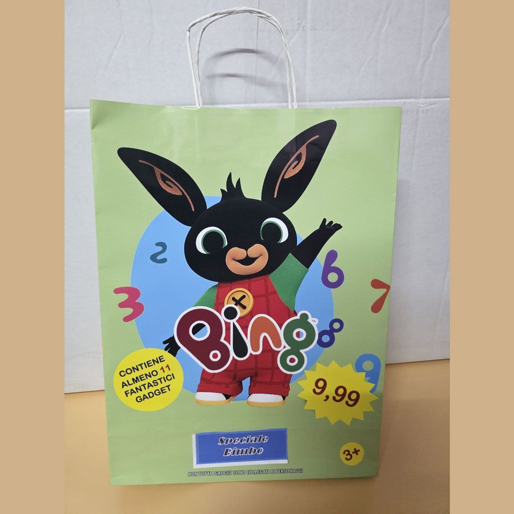 Shopper Bing per bambino con 11 regali  - (5 pezzi)
