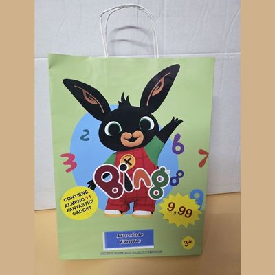 Shopper Bing per bambino con 11 regali - (5 pezzi) Shopper Bing per bambino con 11 regali - (5 pezzi)