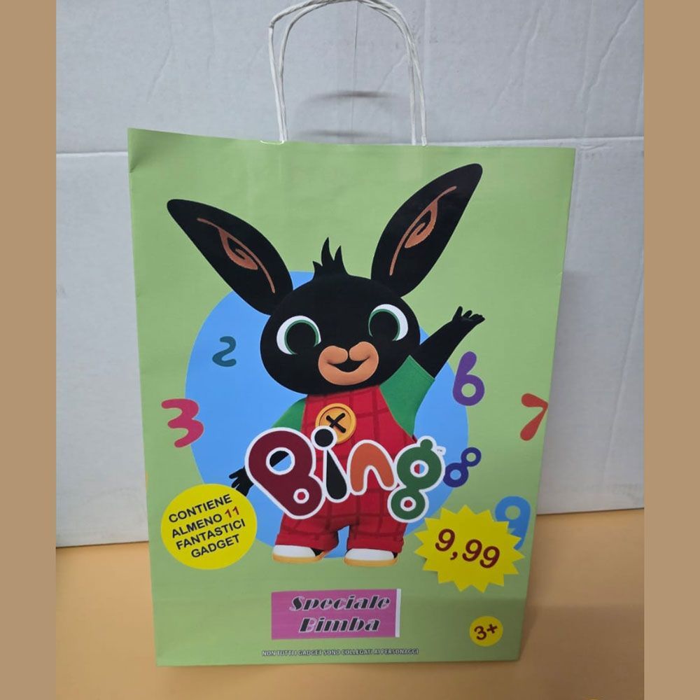 Shopper Bing per bambina con 11 regali  - (5 pezzi)