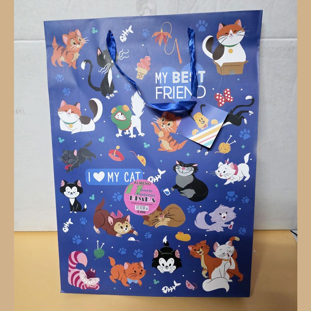 Shopper Disney Cat per bambina con 11 regali  - (5 pezzi)