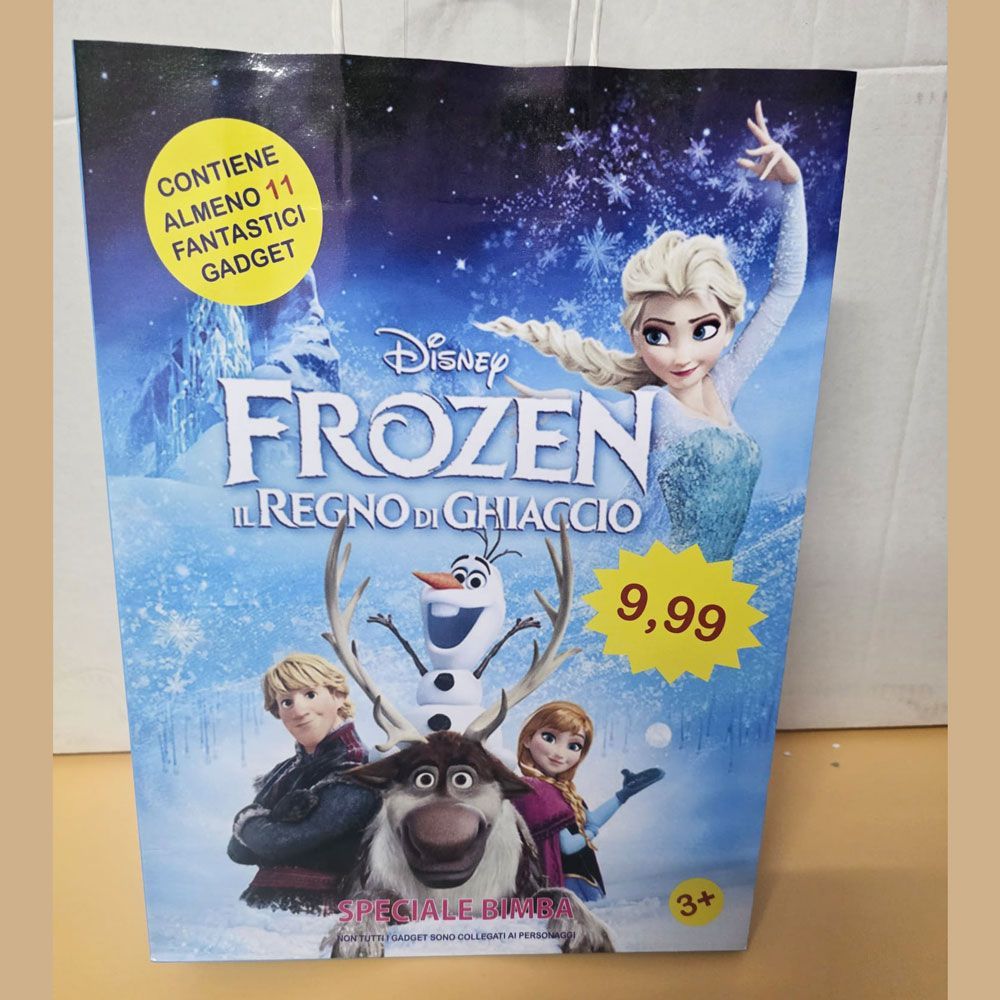 Shopper Frozen con 11 regali  - (5 pezzi)