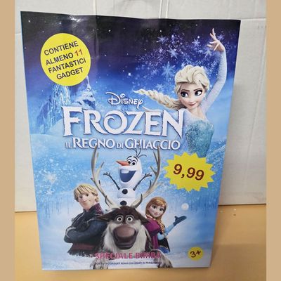 Shopper Frozen con 11 regali  - (5 pezzi)