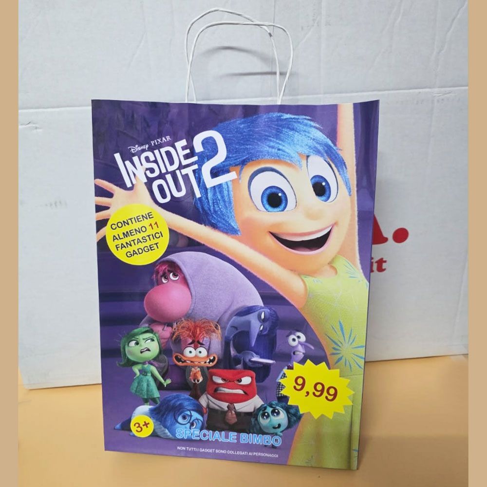 Shopper Inside Out con 11 regali  - (5 pezzi)
