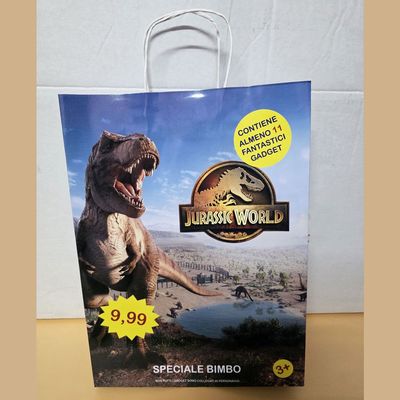 Shopper Jurassic World con 11 regali  - (5 pezzi)