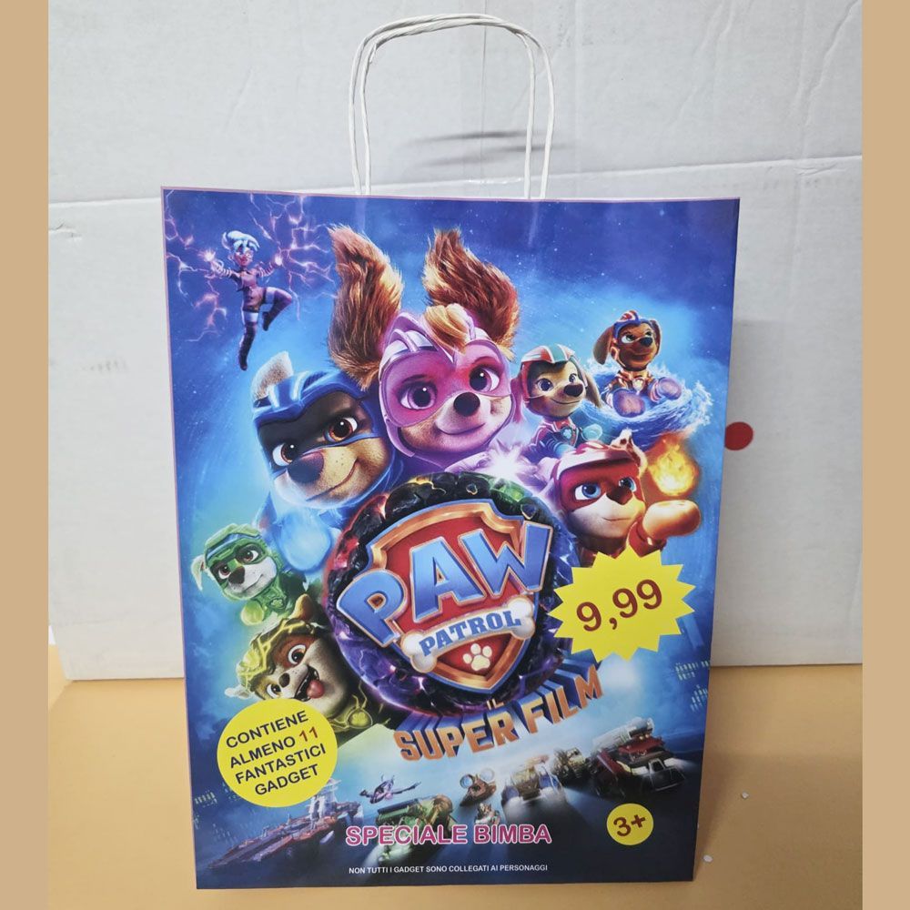 Shopper Paw Patrol per bambina con 11 regali  - (5 pezzi)